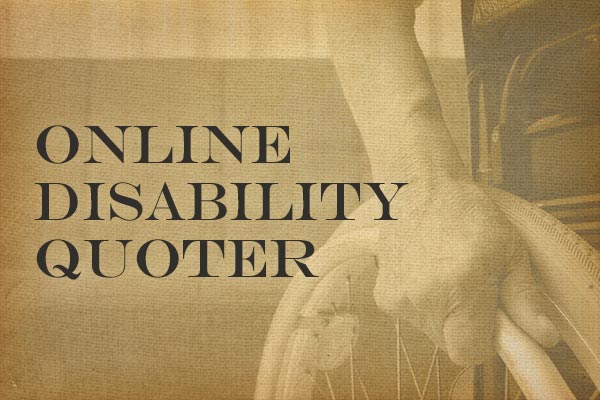 Online Disability Quoter